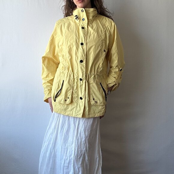Midi Yellow Rain Coat - Picture 7 of 9